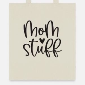 Mom stuff tote bag